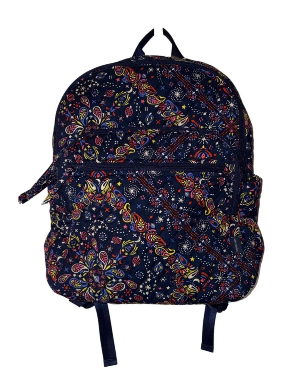 Vera Bradley Paisley Colorful Quilted Backpack s-l400.jpg main image 2